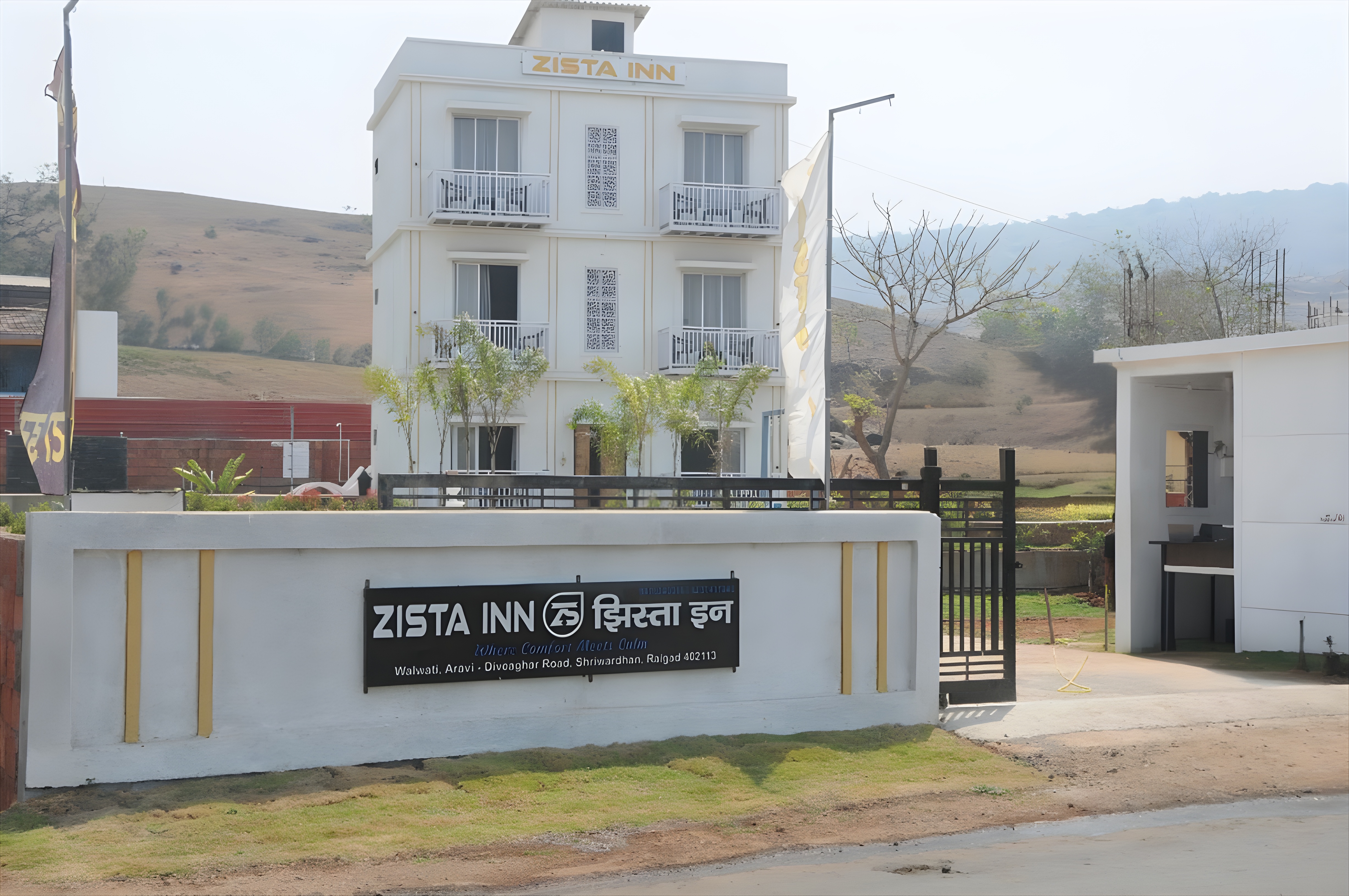 Entrance Gate and Parking